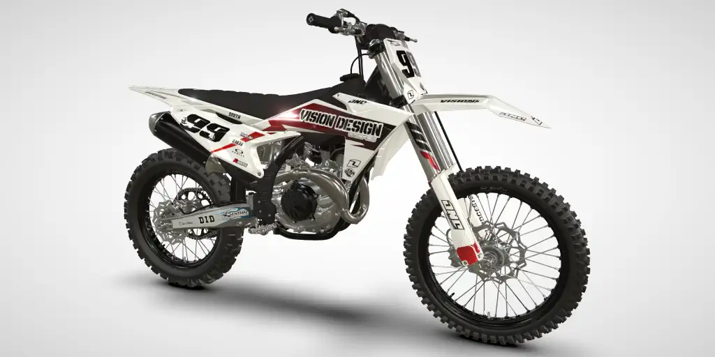 Fast / White Red – KTM SX-F 450 2023 Kit de Adhesivos Motocross