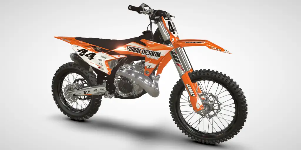 Points / White Orange – KTM SX 250/300 2023 Motocross Decal Kit