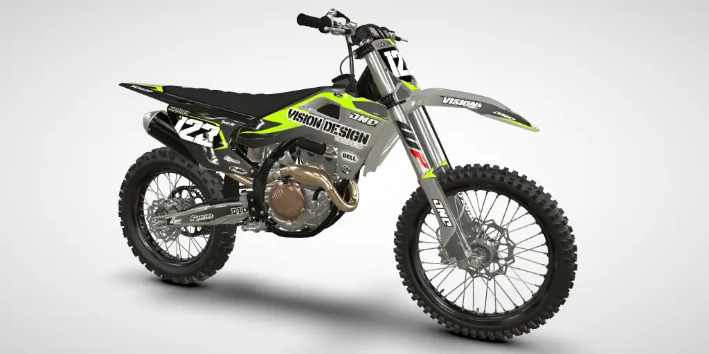 Fast / Gray Yellow – Husqvarna FC 450 2025 Motocross Decal Kit