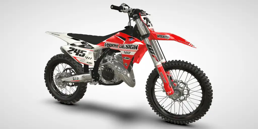 Racer / White – GasGas MC 250/300 2024 Motocross Decal Kit