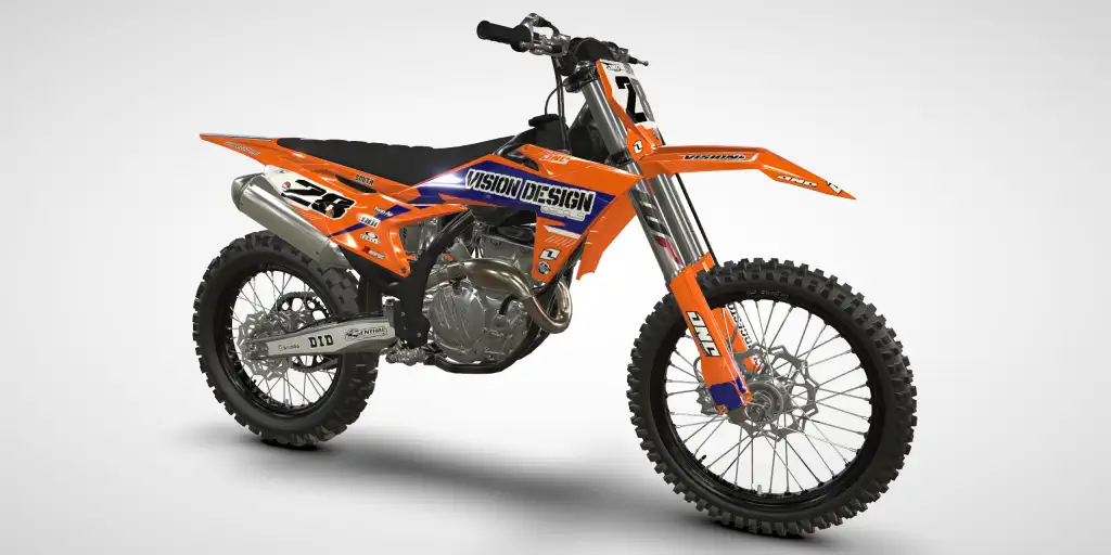 Fast / Orange Blue – KTM SX-F 250/350 2023 Motocross Decal Kit