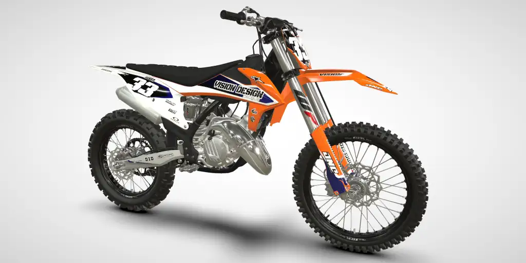 Liner / Black Blue – KTM SX 125 2021 Motocross Decal Kit