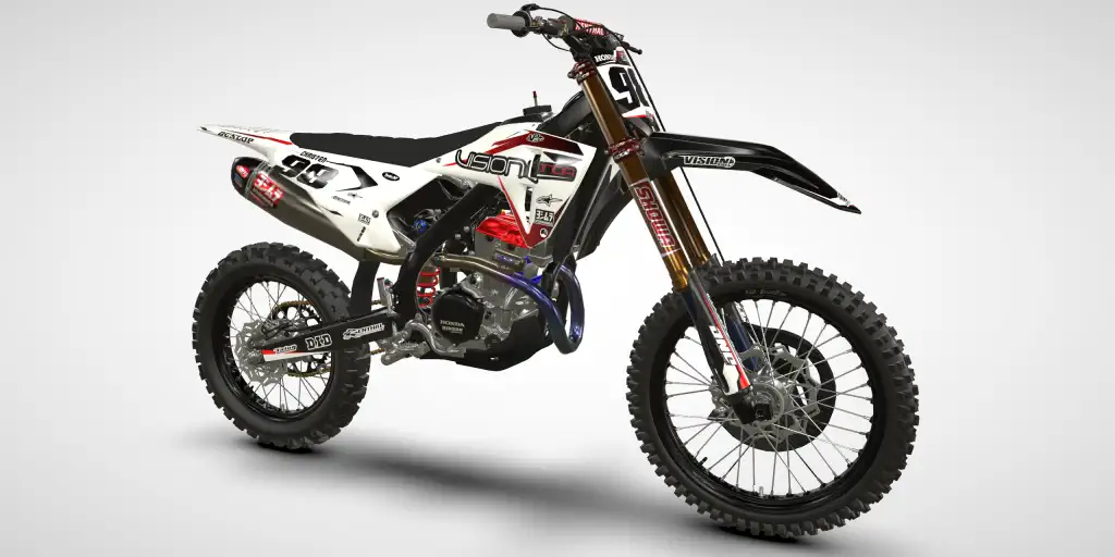 Mister / Black – Honda CRF 250R 2025 Motocross Decal Kit