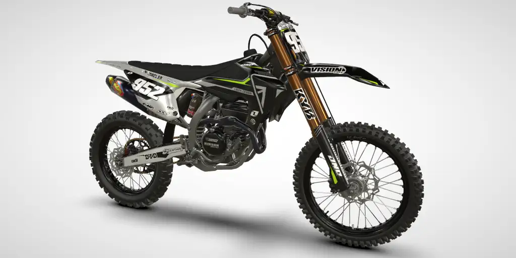 SX Tour / Black Gray – Triumph TF 250 X 2024 Motocross Decal Kit