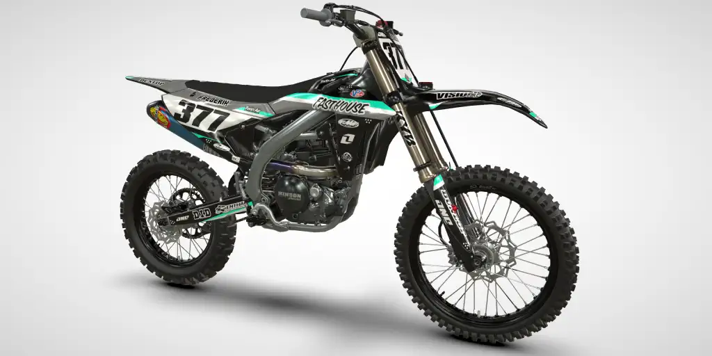 Step / Mint – Fantic XXF 250 2025 Motocross Decal Kit