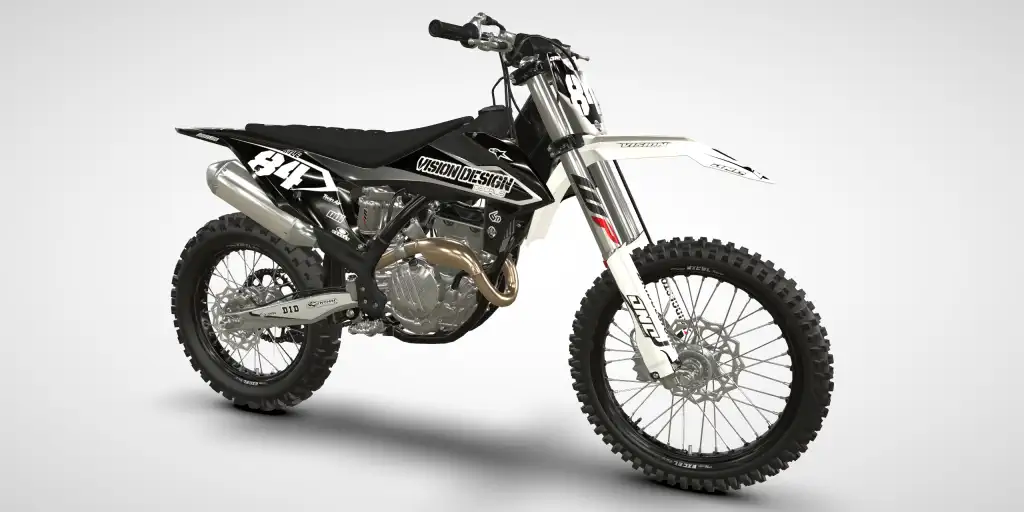 Liner / White Black – KTM SX-F 250/350 2020 Motocross Decal Kit