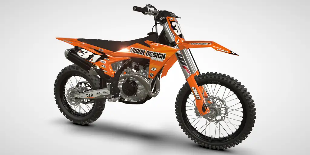 Points / Orange Mix – KTM SX-F 450 2024 Motocross Decal Kit