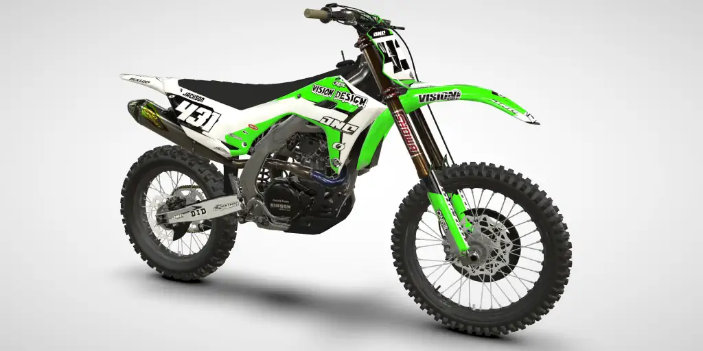 Star / White – Kawasaki KX 250 2025 Motocross Decal Kit