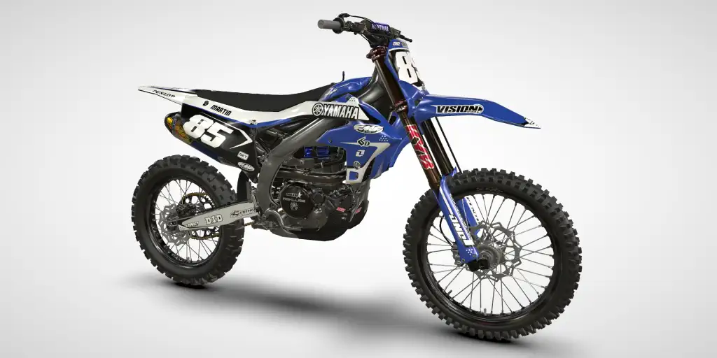 Line / Blue – Yamaha YZ 450F 2023 Motocross Decal Kit