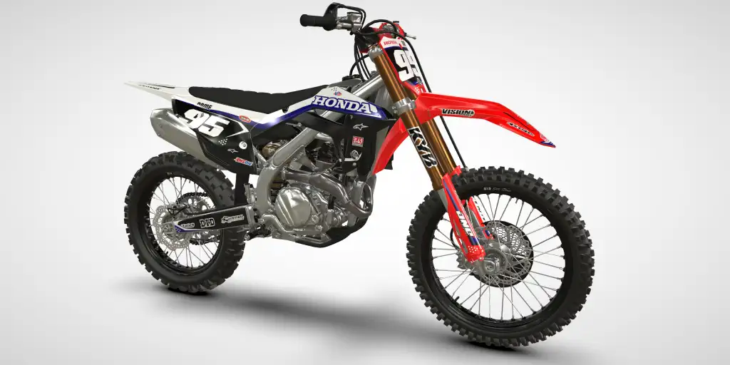 Line / White Black – Honda CRF 450R 2021 Motocross Decal Kit