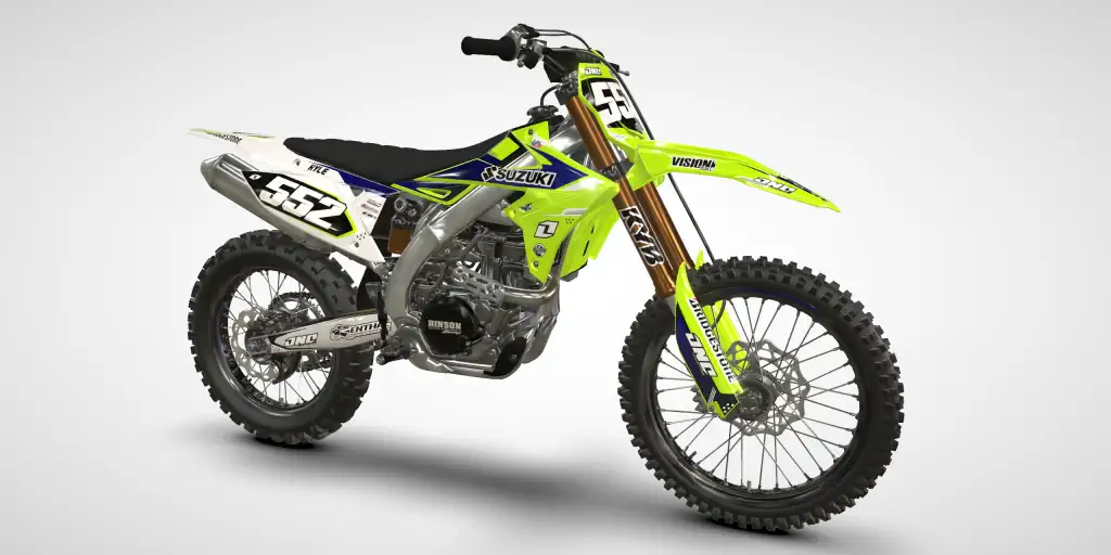 Park / Neon Yellow – Suzuki RMZ 250 2021 Motocross Decal Kit