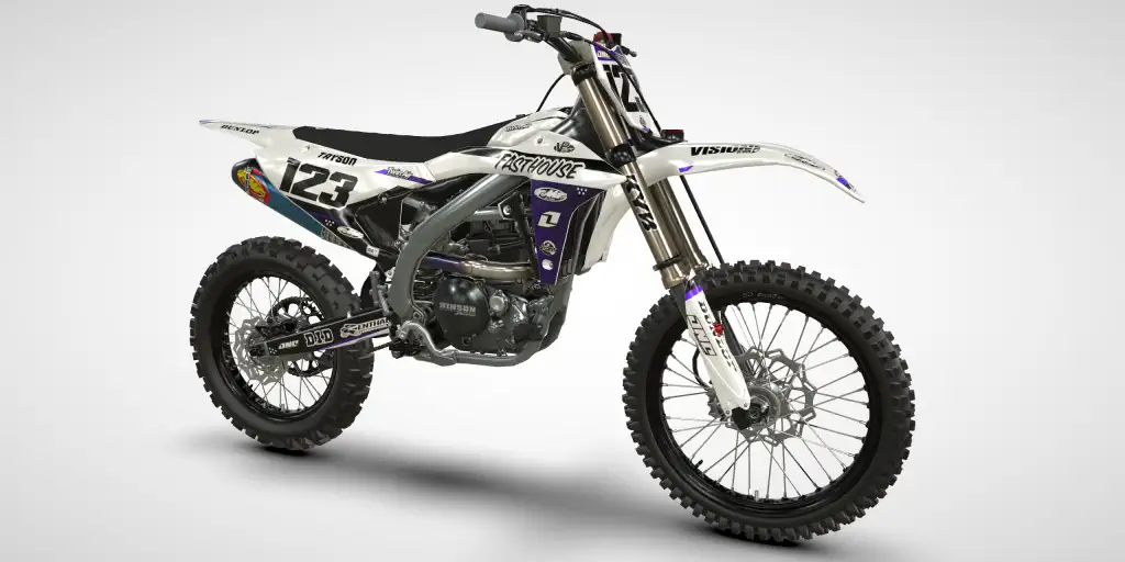 Step / White Purple – Fantic XXF 250 2025 Motocross Decal Kit