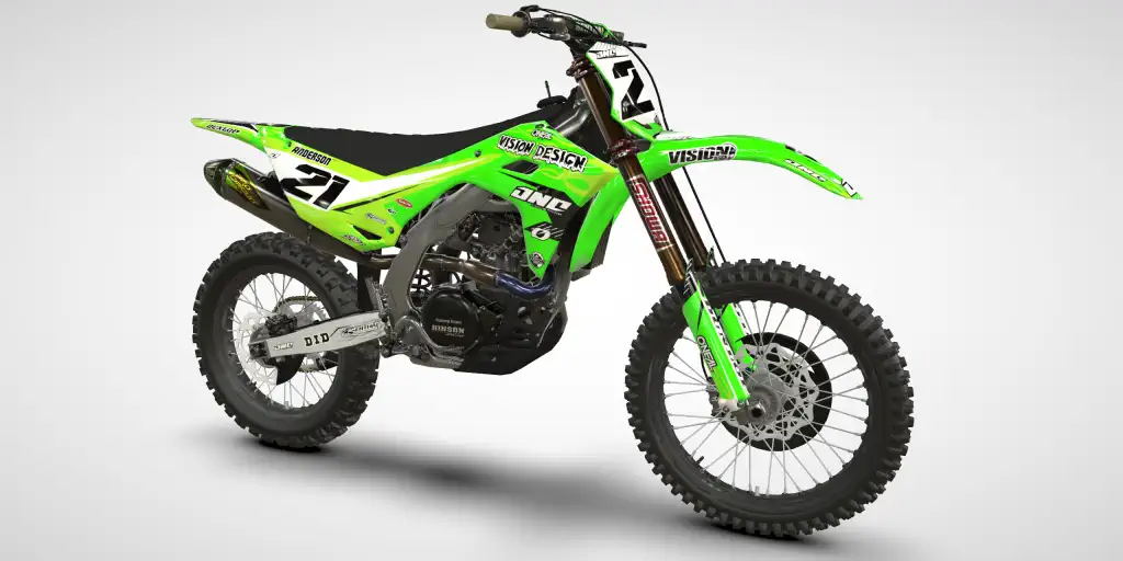 Flight / Green – Kawasaki KX 250 2025 Motocross Decal Kit