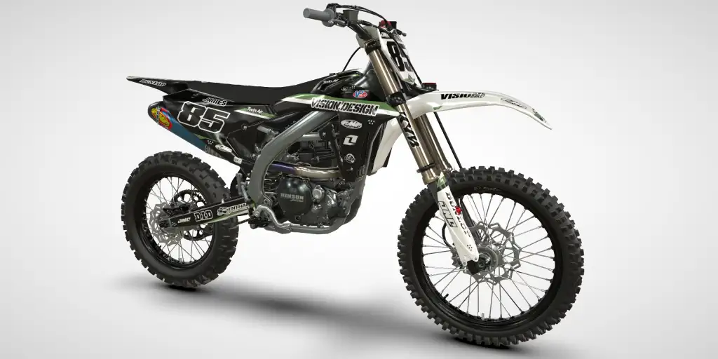 Step / Black Green – Fantic XXF 250 2025 Motocross-Dekor