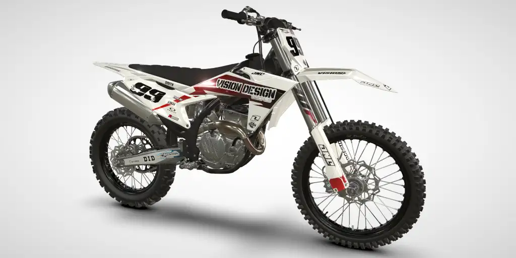 Fast / White Red – KTM SX-F 250/350 2024 Motocross Decal Kit