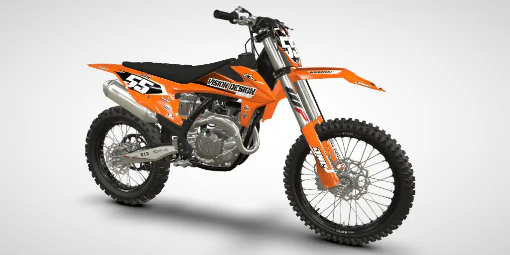 Liner / Orange – KTM SX-F 450 2022 Motocross Decal Kit