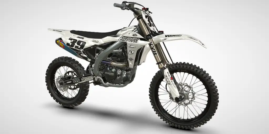 Step / Gray White – Fantic XXF 250 2025 Motocross Decal Kit
