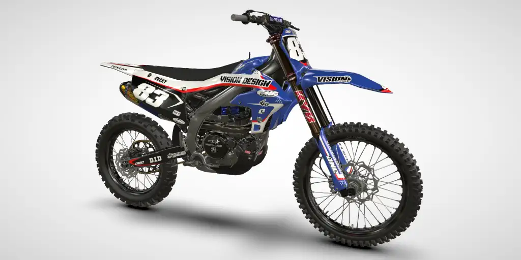 Line / Red – Yamaha YZ 450F 2024 Kit Adesivi Motocross