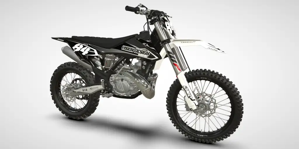 Liner / White Black – KTM SX 250 2020 Motocross Decal Kit