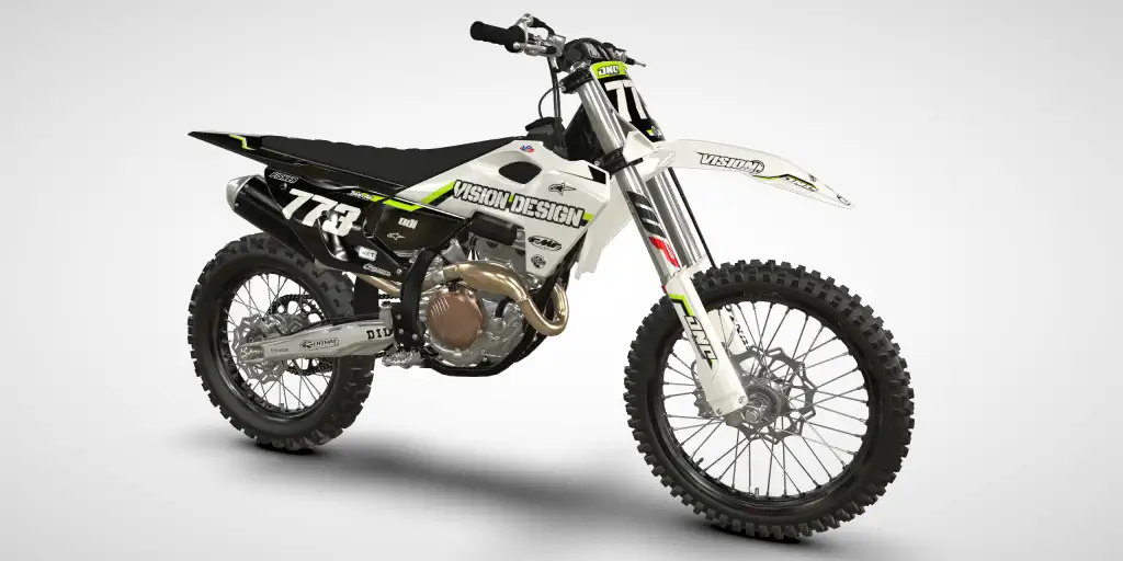 Block / Neon Yellow – Husqvarna FC 450 2023 Motocross Decal Kit