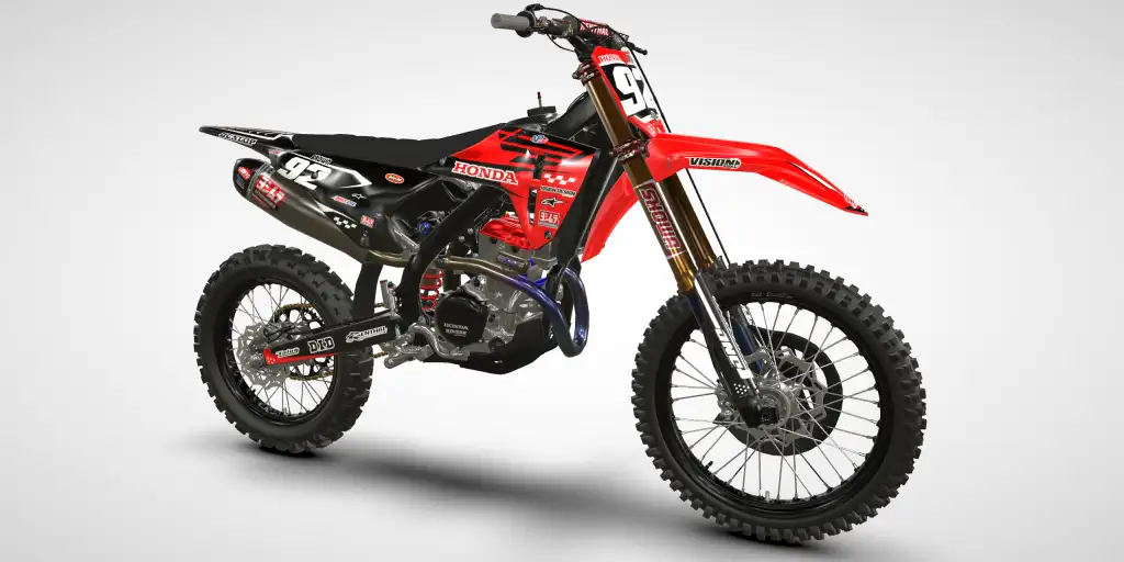 Gover / Black – Honda CRF 250R 2025 Motocross Decal Kit