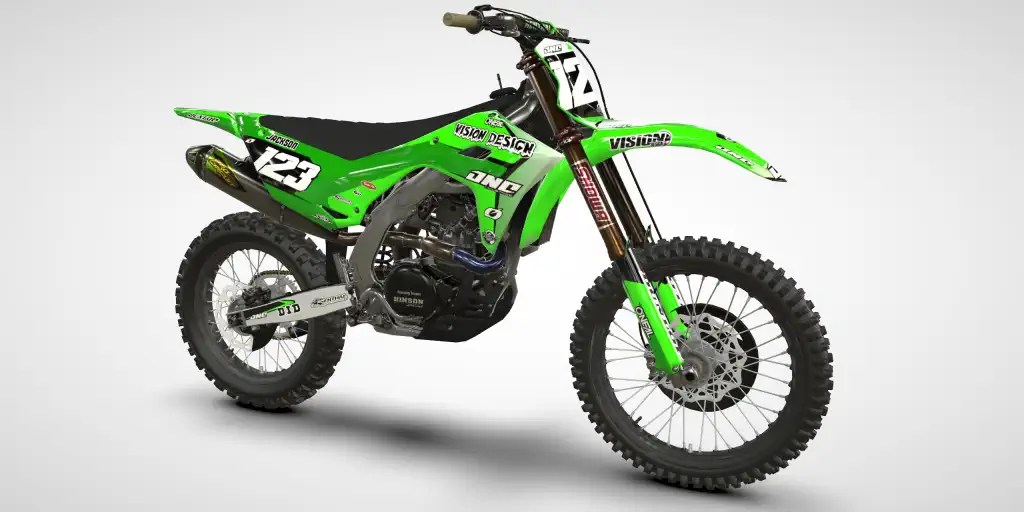 Star / Green – Kawasaki KX 250 2025 Motocross Decal Kit