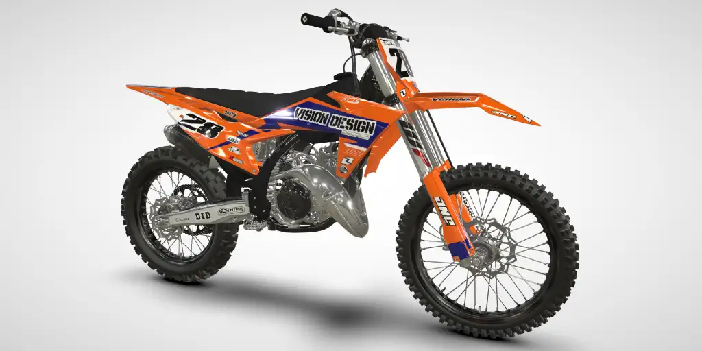 Fast / Orange Blue – KTM SX 125 2023 Motocross Decal Kit