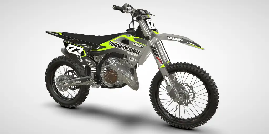Fast / Gray Yellow – Husqvarna TC 125 2025 Motocross Decal Kit