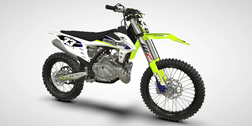 Liner / White Yellow – KTM SX 250 2021 Motocross Decal Kit