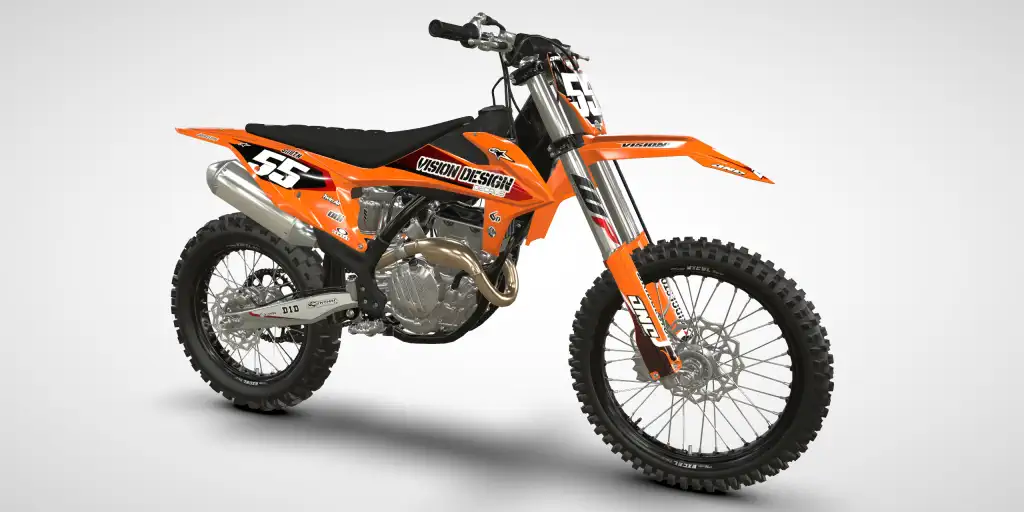 Liner / Orange Red – KTM SX-F 250/350 2021 Motocross Decal Kit