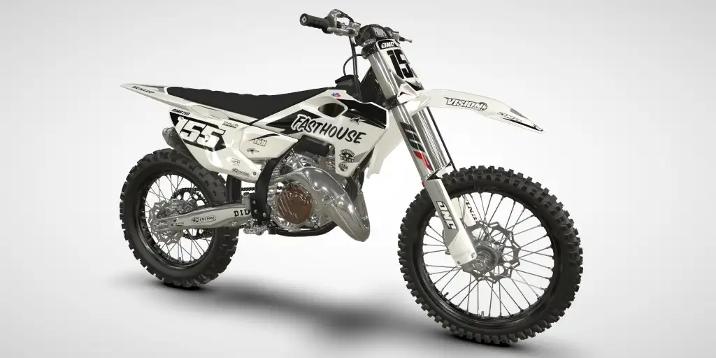 Fast / White – Husqvarna TC 125 2023 Motocross Decal Kit