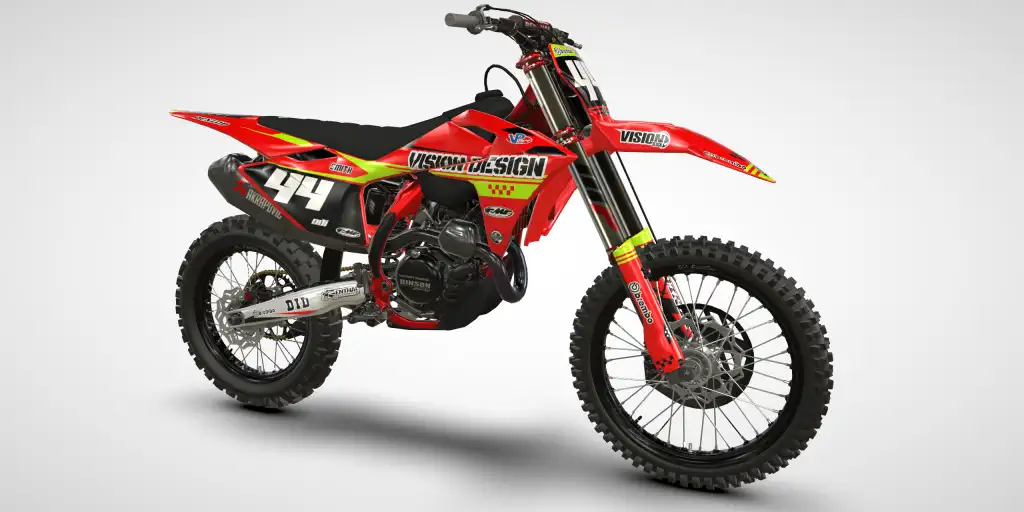 Racer / Red Yellow – GasGas MCF 250/350 2024 Motocross Decal Kit