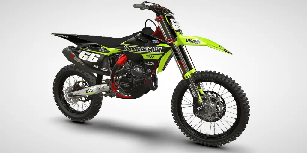 Racer / Yellow – GasGas MCF 450 2024 Motocross Decal Kit