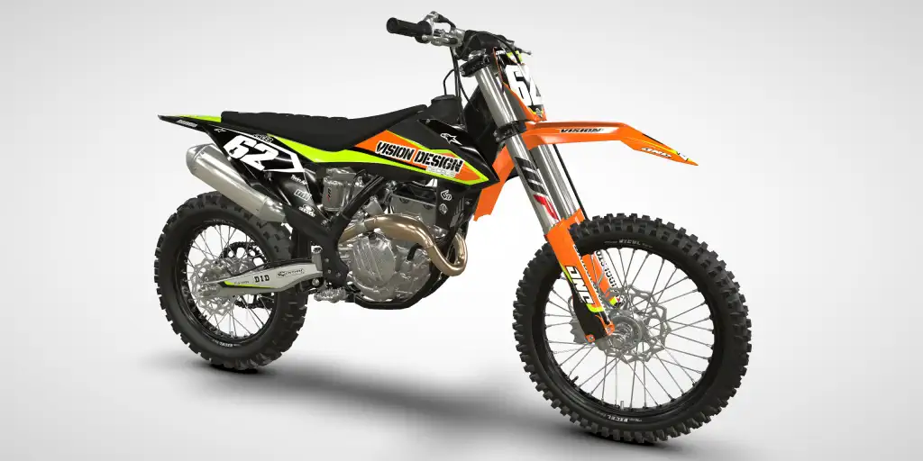 Liner / Black Yellow – KTM SX-F 250/350 2020 Motocross Decal Kit