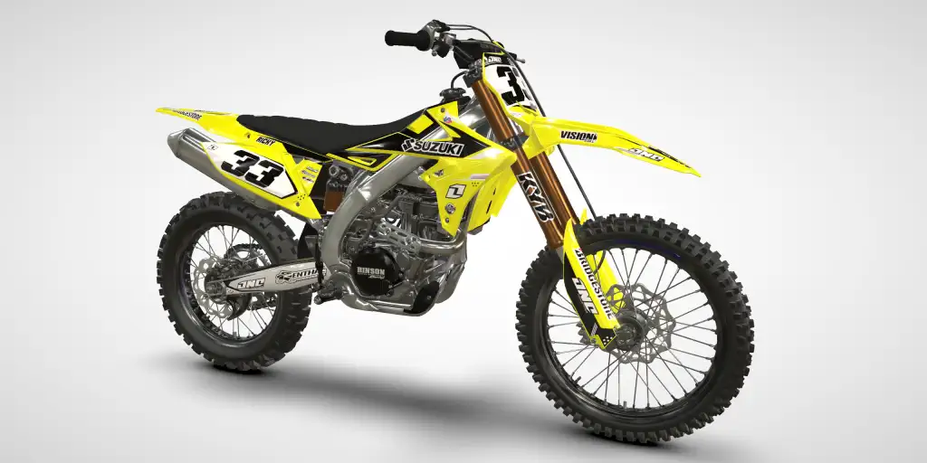 Park / Yellow Black – Suzuki RMZ 450 2021 Motocross Decal Kit