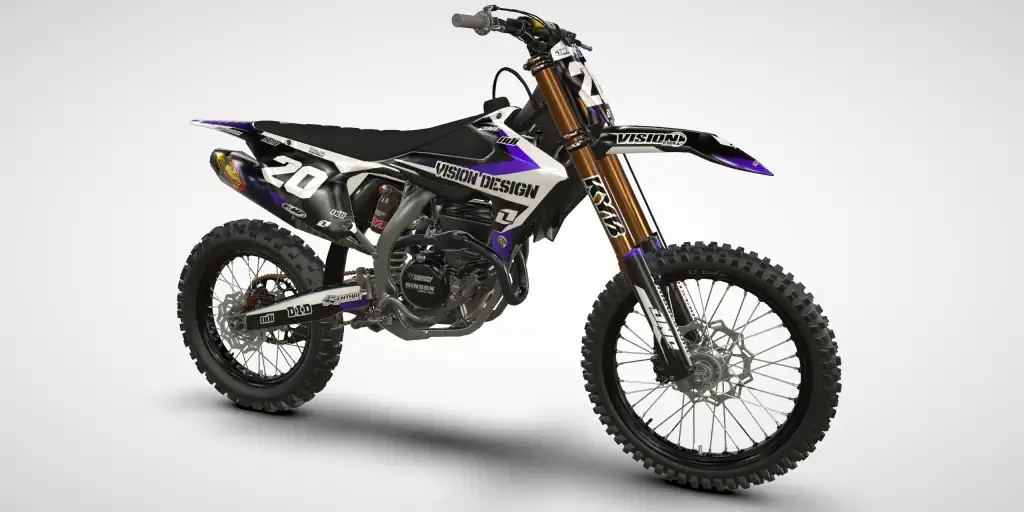 Cuba / Black Purple – Triumph TF 250 X 2025 Motocross Decal Kit