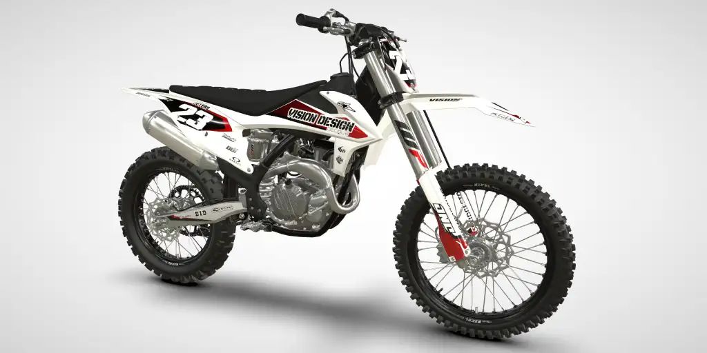 Liner / White Red – KTM SX-F 450 2020 Motocross Decal Kit