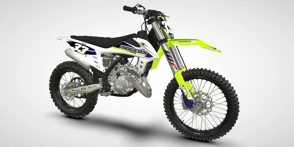 Liner / White Yellow – KTM SX 125 2021 Motocross Decal Kit