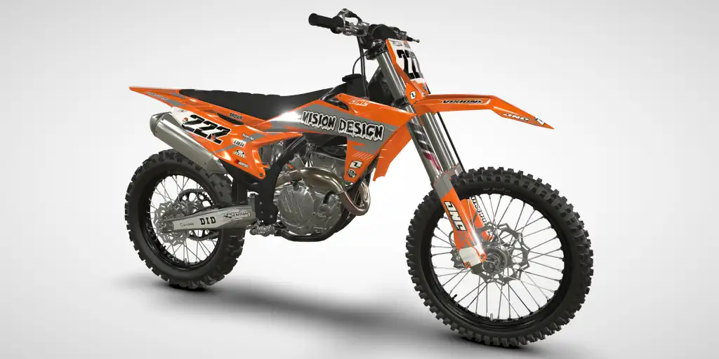 Fast / Orange – KTM SX-F 250/350 2023 Kit de Adhesivos Motocross