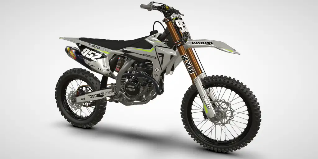 SX Tour / Gray – Triumph TF 450 X 2025 Motocross Decal Kit