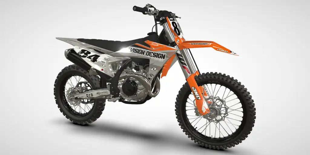 Points / Gray – KTM SX-F 450 2023 Motocross Decal Kit