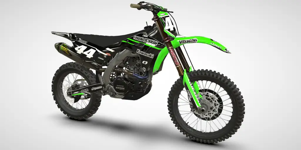 Factory / Black – Kawasaki KX 450 2025 Motocross Decal Kit