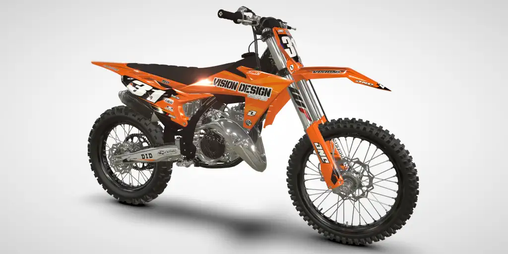 Points / Orange Mix – KTM SX 125 2024 Motocross-Dekor