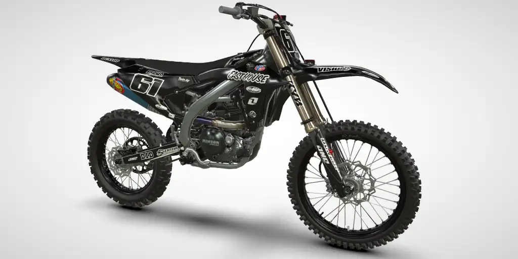 Step / Black White – Fantic XXF 250 2025 Motocross Decal Kit