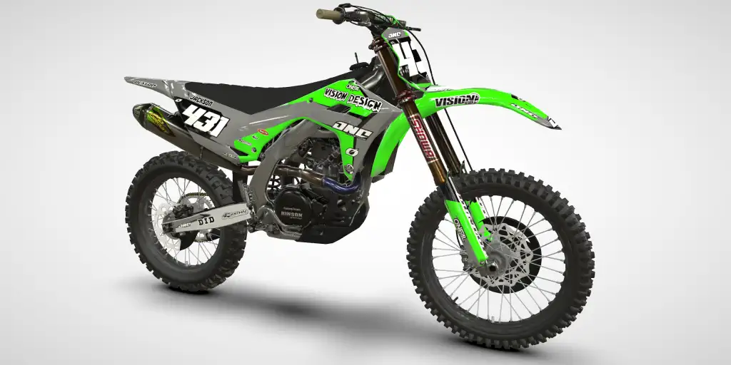 Star / Gray – Kawasaki KX 250 2025 Motocross Decal Kit