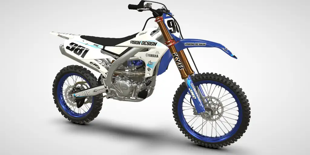 Ice / Light Blue – Yamaha YZ 450F 2021 Motocross Decal Kit