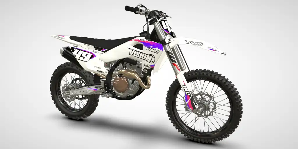 Retro / Purple – Husqvarna FC 450 2025 Motocross Decal Kit