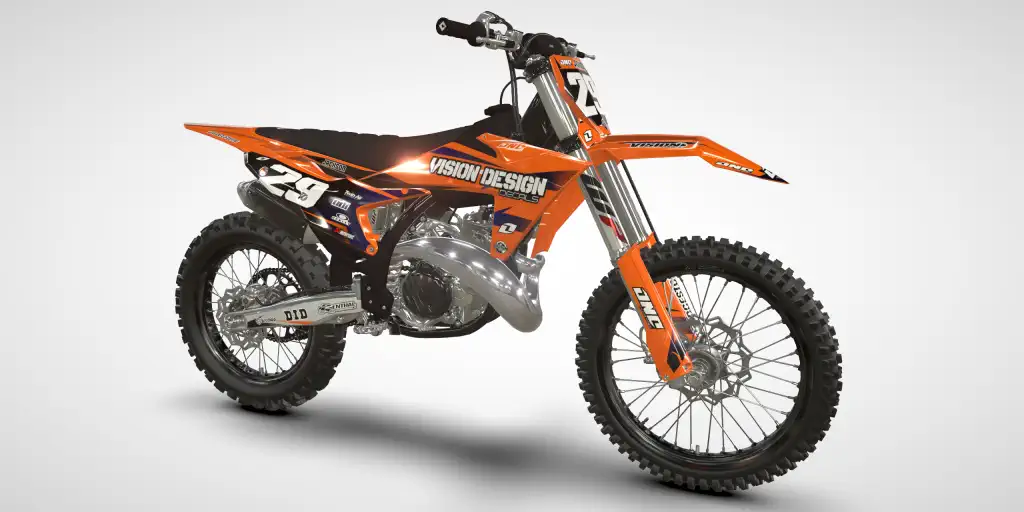 Points / Blue Gradient – KTM SX 250/300 2023 Motocross-Dekor