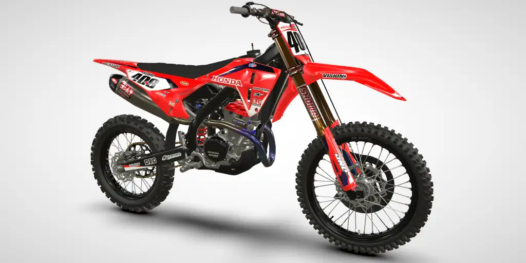 Mulders / Red – Honda CRF 250R 2025 Motocross Decal Kit