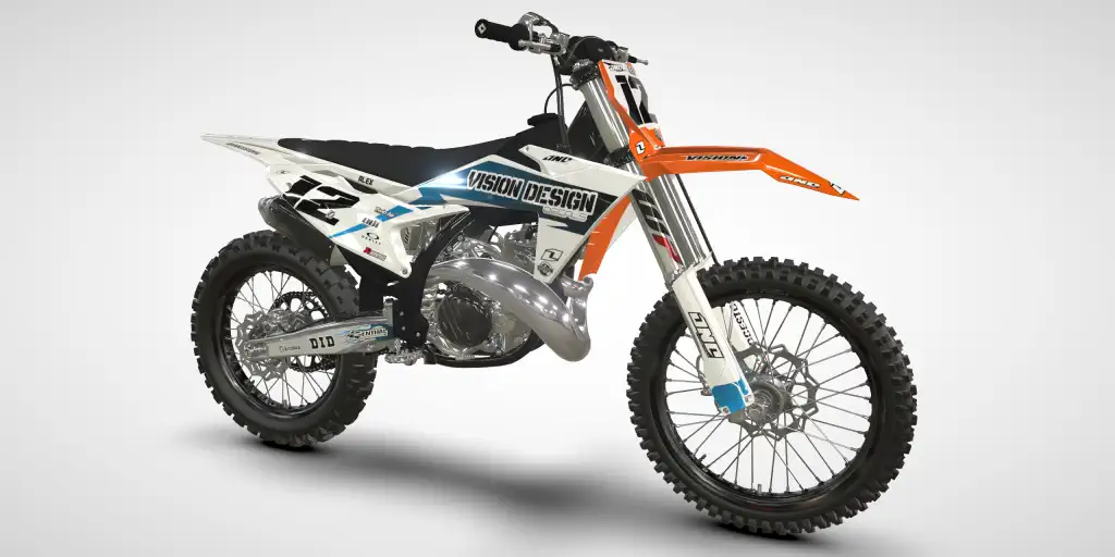 Fast / Mint White – KTM SX 250/300 2023 Kit Déco Motocross